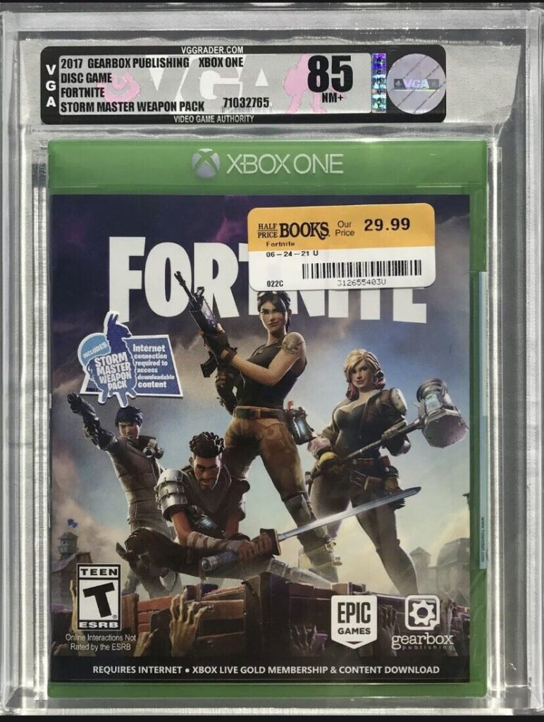 Xbox Fortnite Sealed Game WATA